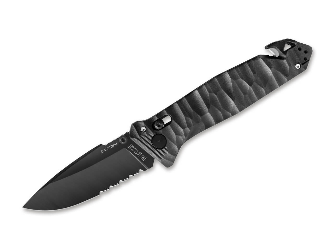tb-outdoor-c-a-c-s200-pa6-textured-black-serrated-taschenmesser