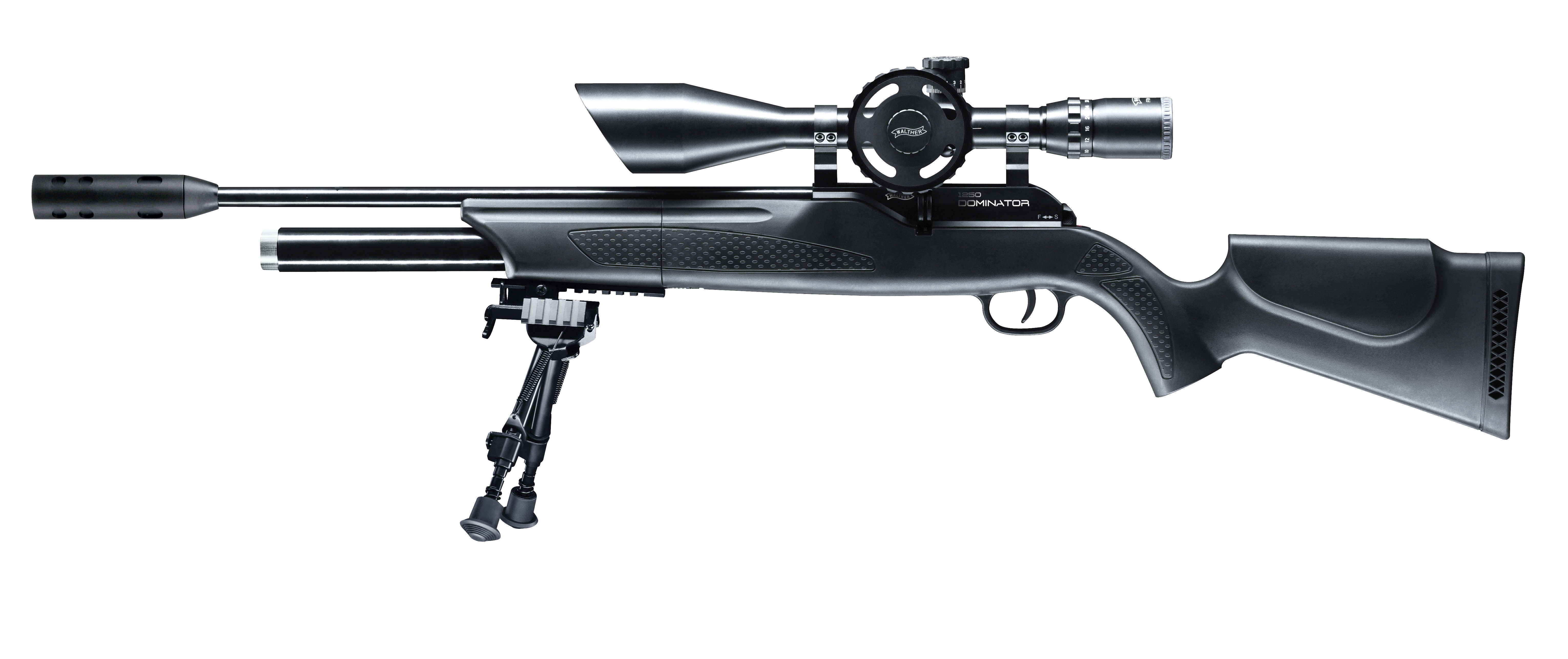 Walther 1250 Dominator FT Pressluftgewehr in 4,5 mm (.177) Diabolo, Ansicht von links